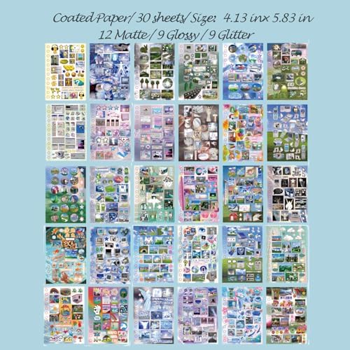 Japanese Sticker Book for Journaling,Dreamcore Stickers for Scrapbooking - Image 2