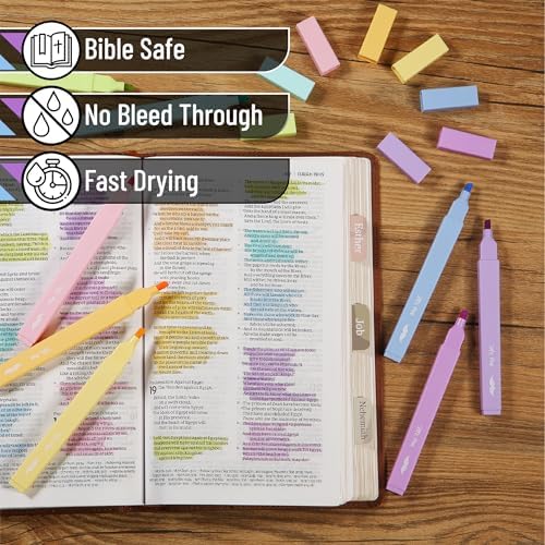 Mr. Pen- Aesthetic Highlighters No Bleed, 8 Pack, Assorted Colors | Chisel Tip, Cute Highlighters Assorted Colors for Journaling, Highlighting, Underlining, Fast Dry, Back to School Supplies - Image 4