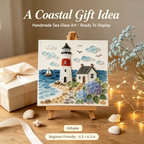 Timeless American Destinations Sea Glass Art Kit 5D Craft Mosaic (Style1) - Image 3