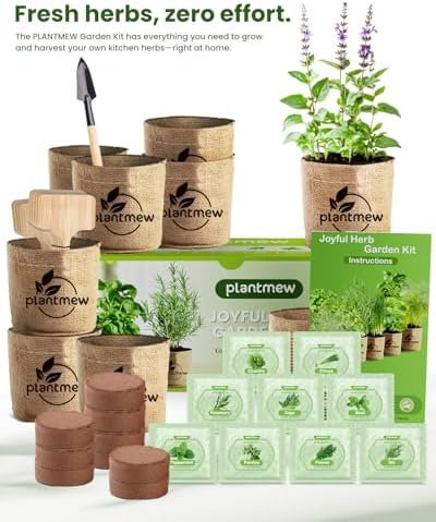 Gift for Women, Mom, Her – 9 Herb Indoor Window Garden Kit | Complete Herb Seeds Starter Set with Pots, Soil, Tools & Markers | Heirloom Herbs | Birthday, Housewarming, New Home, Mother's Day - Image 2