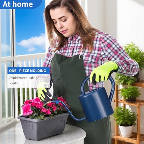 Watering Can, Stainless Steel Watering Can for Indoor & Outdoor Plants, 1L/35oz Long Spout Water Can with Handle, Rust-Proof Plant Watering Pot for House Plants, Garden Flowers - Image 6