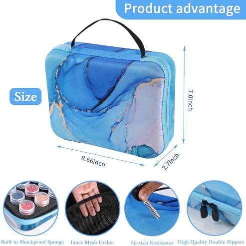 LYMUSUMI 30 Slots Diamond Art Storage Containers Portable Bead Storage Boxes for Diamond Painting Accessories and Tools - Image 6