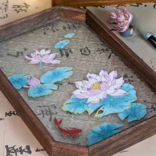 Cloisonne Filigree Enamel Paint by Numbers Kit, All in One with Tools, DIY Craft, Starter Set for Adults and Beginners, Easy Instructions, Hobby for Adults Teens Elderly Handmade Home Decor Gifts - Image 5