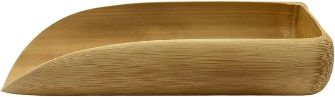 Natural Handmade Bamboo Tea Scoop - 1Pc Tea Spoon for Ceremonial Use, Perfect for Home, Teahouse, Office - Versatile for Loose Tea, Coffee, Spices, Condiments, Pet Food (Closed-Ended)