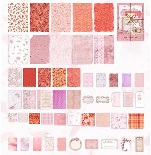 100 Sheets Vintage Scrapbook Papers Journaling Scrapbooking Supplies Kit junk journal supplies Decorative Craft Paper for Planner, Collage Paper Embellishment - Image 4