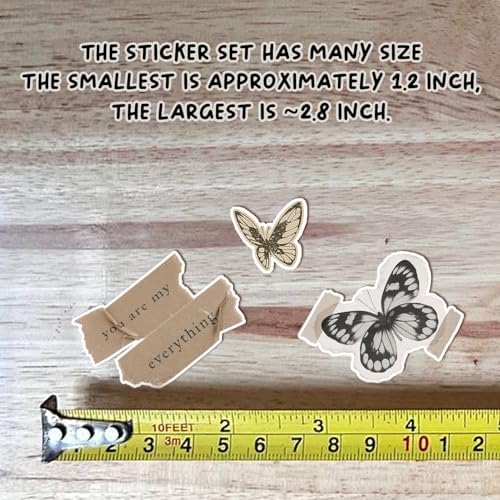 Vintage Stickers for Scrapbooking and Journaling - 60 Pcs Aesthetic Junk Journal Supplies Kit, Waterproof Retro Sticker Pack for Adults, Decorative Ephemera for Planners, Laptops & Water Bottles - Image 5