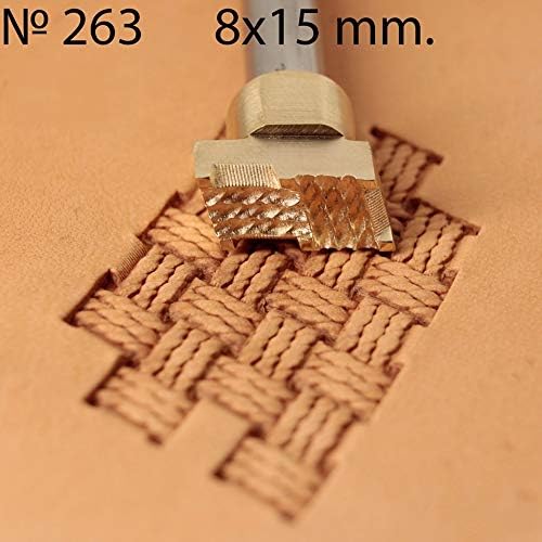 DandS ltd Leather Stamp Tool, Rope Knot, Professional Steel Craft Tool for Leatherworking, Embossing, Carving & Stamping Leather Projects, Belts Wallets & DIY Projects Compatible with Mallet #263
