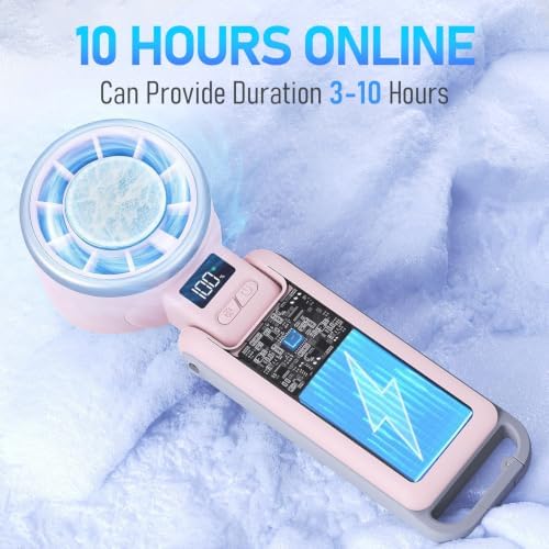 PlayHot Portable Handheld Cooling Fan, Travel Essentials, Gifts for Women - Image 5