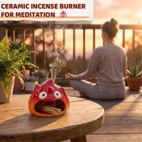 Handcrafted Ceramic Palo Santo Holder Mini Cone Incense Burner - Image 3
