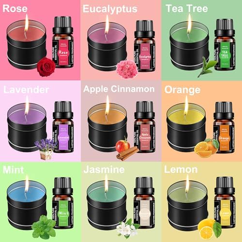 Haccah Candle Making Kit with Wax Melter, DIY Arts&Crafts Gift for Adults,Beginners,Candle Making Supplies,Including Electronic Stove,Rich Scents,Wicks,Melting Pot,Dyes,Candle tins - Image 3