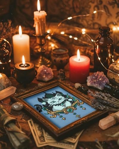 forever young Soulbound Cat Minigem Horror Diamond Painting Kits for Adults - Image 2