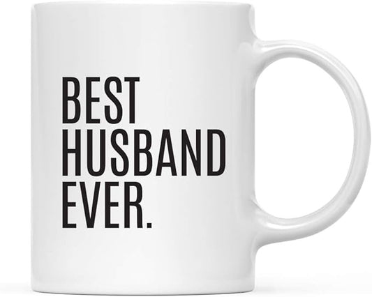 Andaz Press 11oz. Coffee Mug Birthday Gift, Best Husband Ever, 1-Pack