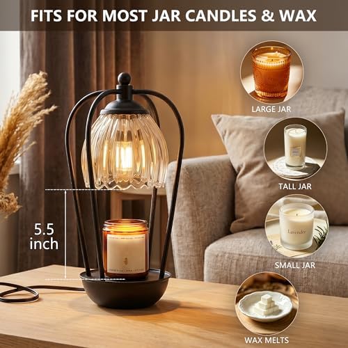 Candle Warmer Lamp with Timer and Wireless Remote Control - Image 5
