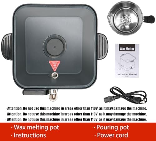 Byoowndiy Wax Melter for Candle Making, 150 oz Electric Candle Wax Melting Pot with Pour Spout and Temperature Controller - Image 3
