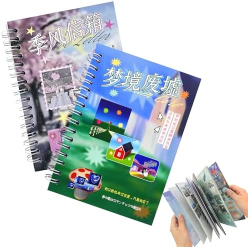 Dreamcore Sticker Book for Adults – Unique Japanese Sticker Book for Journaling, Scrapbooking & DIY, Creative Aesthetic Stickers for Planner, Laptop & Phone（Dreamcore 2 in 1） by Unknown