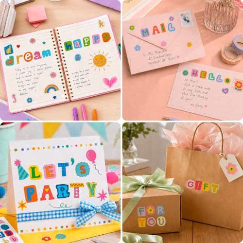 1113PCS Cute Alphabet Stickers, Letter Stickers for Scrapbook Supplies - Image 5