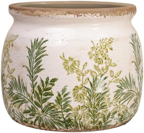 Cottagecore Ceramic Vase & Planter, flower pots for indoor plants by XiaanJiaju