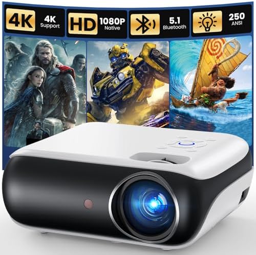 HAPPRUN Native 1080P Bluetooth Projector - Standard by HAPPRUN