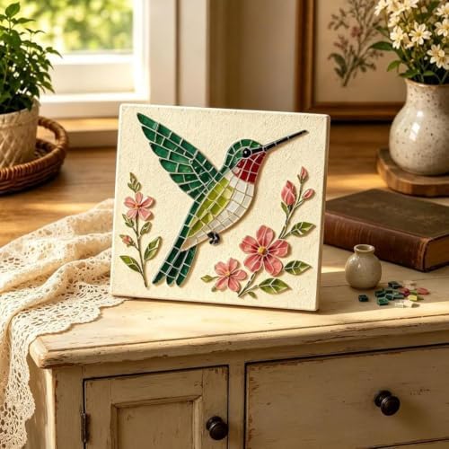 Watering Can Mosaic Art Kit, DIY Garden Craft Set for Adults and Beginners - Image 6