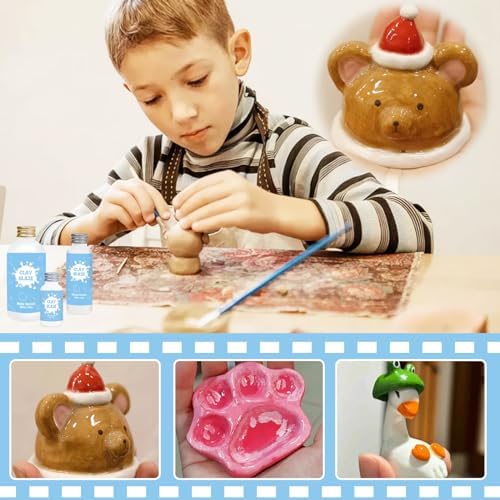 100ml Air Dry Clay Glaze, Protect Clay Surfaces,Delivers Gloss Glaze Effect (Pack of 2) - Image 6