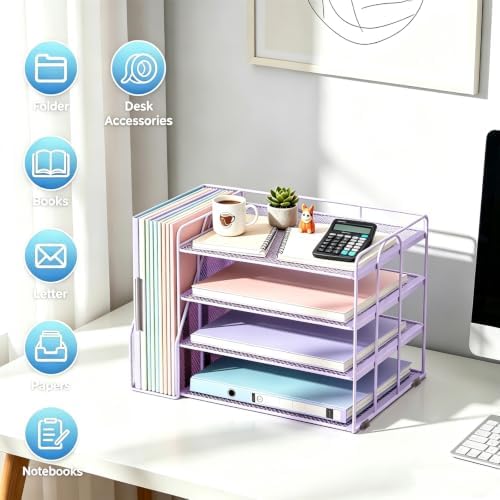 gianotter 4-Tier Paper Organizer With Magazine Holder - Image 7