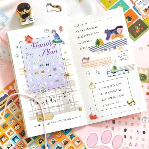 Stickers Book for Scrapbook Sppulies,700+ Kawaii Stickers for Journaling - Image 6