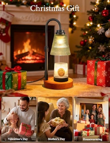Candle Warmer Lamp with Timer Dimmable, Lamp Candle Warmer Birthday Gifts for Women, Black Adjustable Wax Melter Warmer for Jar Candles, House Warming Gift Home Decor - Image 7