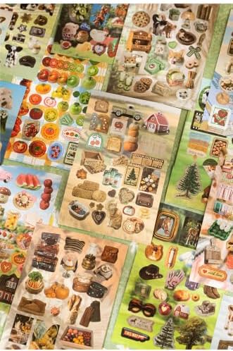 Retro Sticker Book, 2 Set Sticker Books, Meadow - Image 3