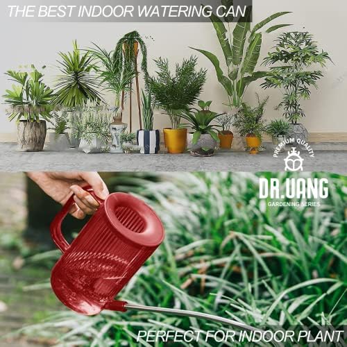 Small Watering Can Indoor Plants with Long Spout (1L, Red) - Image 7