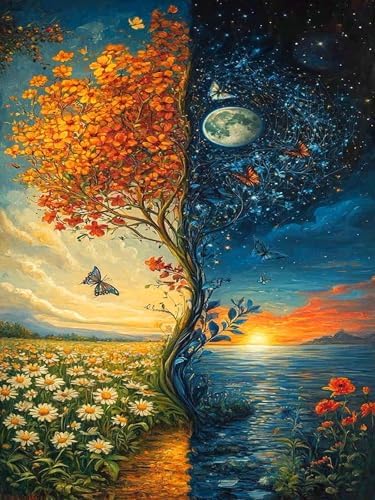 Diamond Art Kits for Adults, Tree of Life Diamond Painting Kits for Adults by croshom