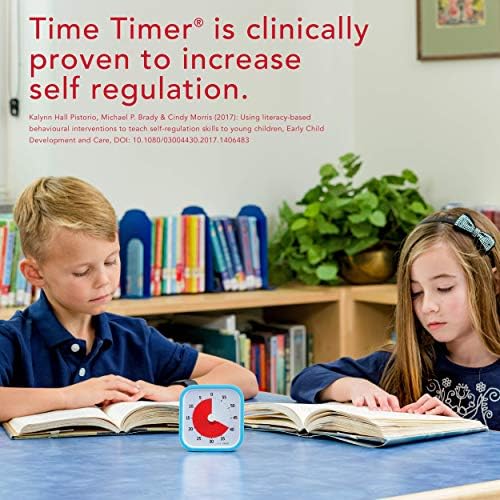 TIME TIMER 60 Minute MOD Education Edition ⁠— Visual Timer with Desktop Software for Kids Classroom Learning, Teachers Desk Clock, Study Tool and Office Meetings with Silent Operation (Sky Blue) - Image 2