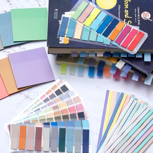 135 Pcs Book Annotation Kit with Pencil Case, 12 Pastel Highlighters, 11 Gel Pens, Fine Marker, 300 Transparent Sticky Notes, 2640 Index Tabs, Bible Study Supplies Kit(Classic,Light Green) - Image 6