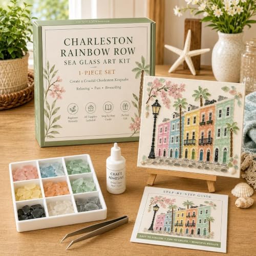 Timeless American Destinations Sea Glass Art Kit 5D Craft Mosaic (Style2) - Image 4