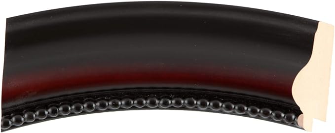 OVALCREST Oval Beveled Wall Mirror for Home Decor - Heritage Style - Rosewood - 25x35 Outside Dimensions
