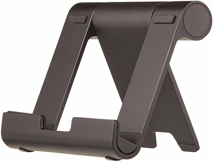 Amazon Basics Multi-Angle Portable Stand for iPad Tablet, E-reader and Phone - Black