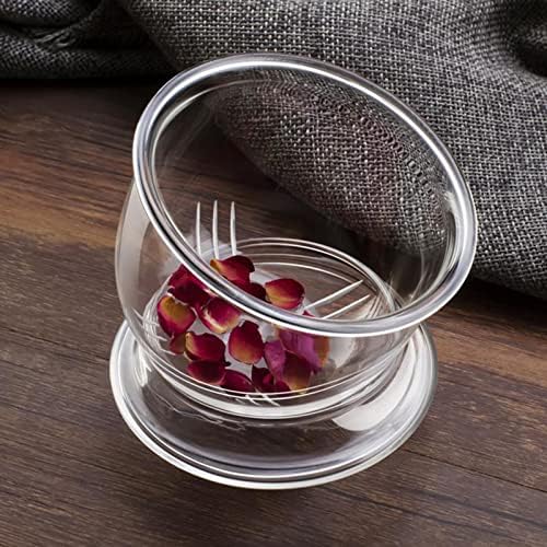 Tosnail 2 Pack 13 Ounce Glass Tea Cup Set with Lid and Infuser, Clear Teacups with Strainer for Loose Tea Brewing - Image 6
