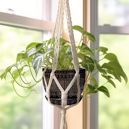 G EPGardening Ceramic Plant Pot, 5.5 Inch Ceramic Planter, Black - Image 6