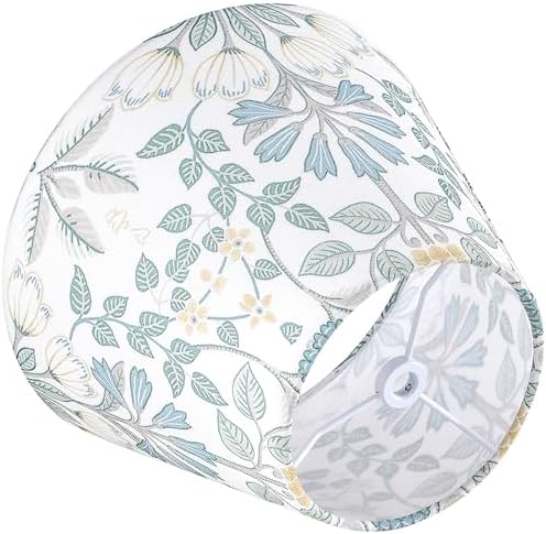 GO&SO Small Printed Floral Lamp Shade Set of 1,5"×9"×6.4" Art Decor Shade - Image 6