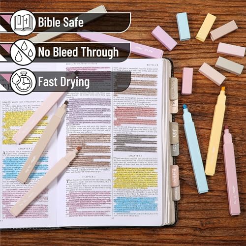 Mr. Pen- Aesthetic Highlighters No Bleed, 8 Pack, Assorted Colors | Chisel Tip, Cute Highlighters Assorted Colors for Journaling, Highlighting, Underlining, Fast Dry, Back to School Supplies - Image 4