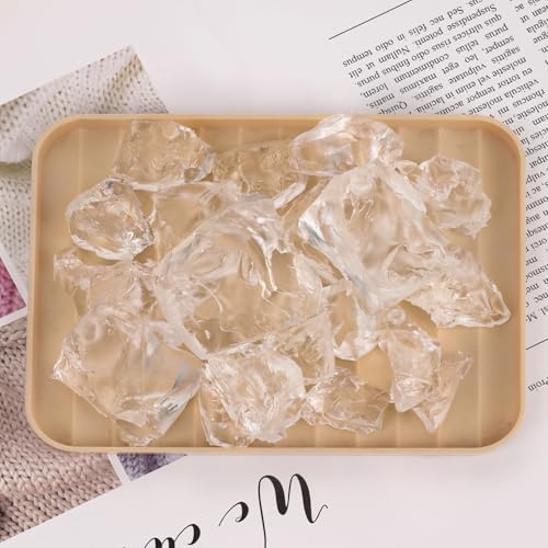 Blingfun Clear Wax for Candle Making-DIY Aromatherapy Candle Making Gel raw Materials, can add Dried Flowers/Fragrance, smokeless Safe Candle Materials, Birthday Christmas Gift Decoration (Rose) - Image 4