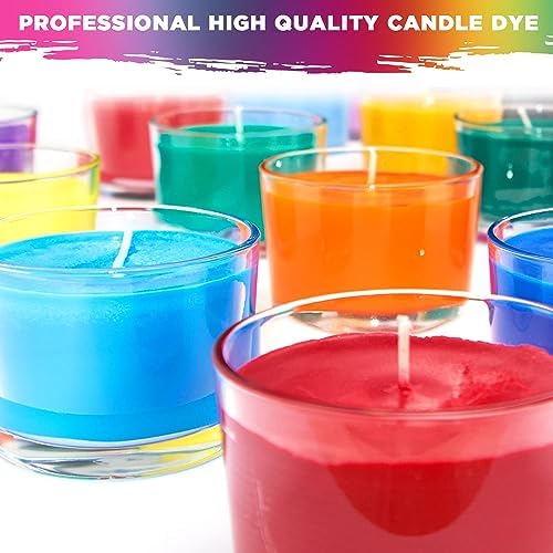 Liquid Candle Dye for Soy Candle Making – 16 Colors Wax Coloring Set - Image 6