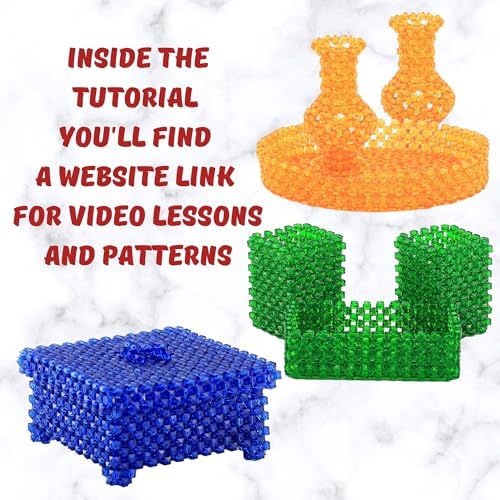 DIY Bead Kit for Adults: Craft Supplies for Weaving Beaded Cute Things - Image 3