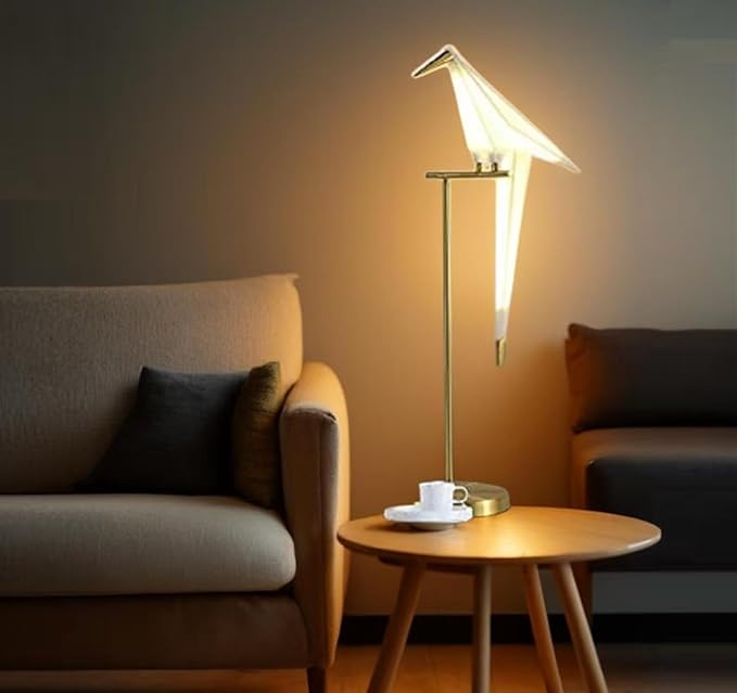 Modern Art LED Lamp Bird Floor Light Lamp Table Desk Lamp Decoration for Kid Adult Home Living Room Bedroom Dinning Room Office