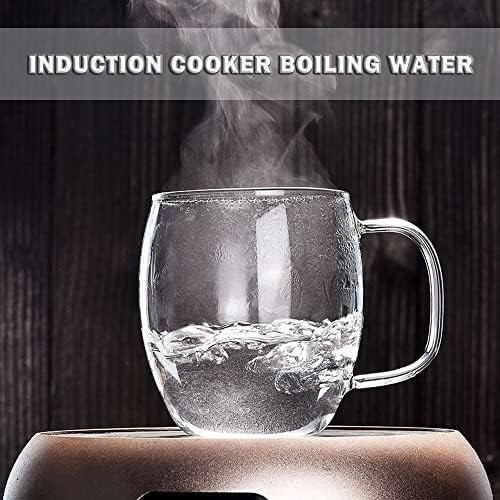 Glass Tea Cup with Infuser and Lid, 17 oz Clear Loose Leaf Tea Infuser Mug - Image 4