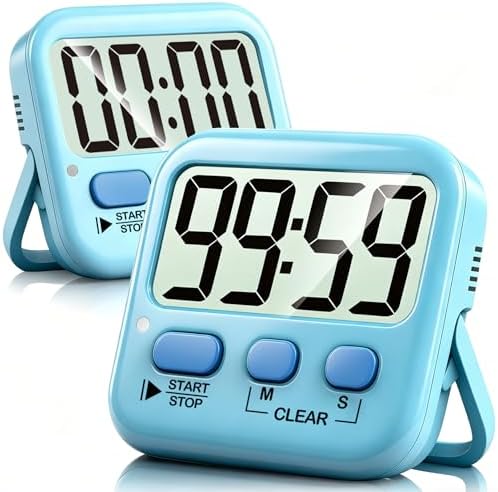 Antonki 2 Pack Digital Timer for Kids Classroom Kitchen Timers for Cooking by Antonki