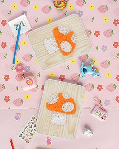 BAZIMA DIY String Art Kit for Beginner, DIY Mushroom Craft Kit,Unique Gift,Craft Kit for Holidays - Image 2