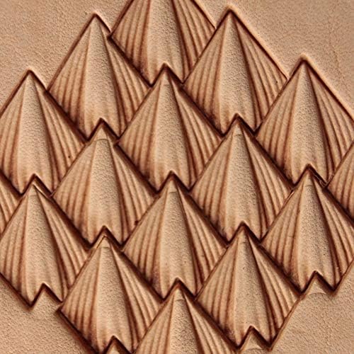 DandS ltd Leather Stamp Tool, Scale, Professional Steel Craft Tool for Leatherworking, Embossing, Carving & Stamping Leather Projects, Belts Wallets & DIY Projects Compatible with Mallet #390