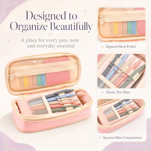 Aesthetic School Bible Highlighter Pen - Writing Correction Set, Pink - Image 4