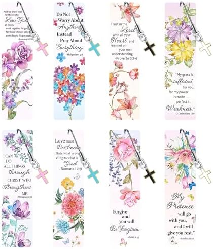 8PCS Diamond Painting Art Bookmarks,Cute Acrylic Bookmarks Crafts Kits Gifts with Pendants for Adult Women Book Lovers (Flower) by Unknown