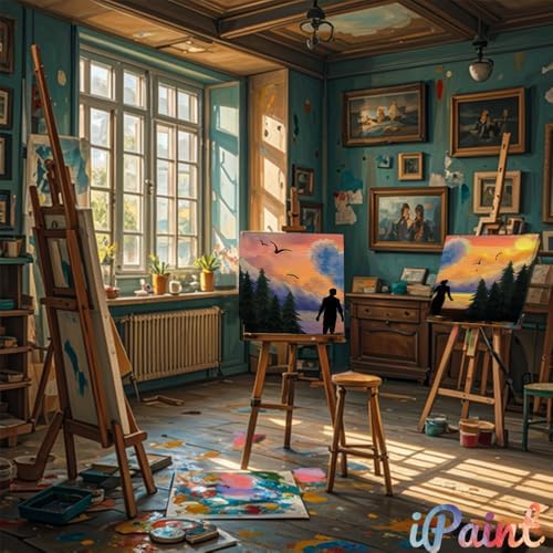 2Pcs Paint and Sip Kit for Adults,Pre Drawn Canvas to Paint for Flower Butterfly Date Night for Couples DIY Acrylic Painting Kits 8×10 (Sunset) - Image 6